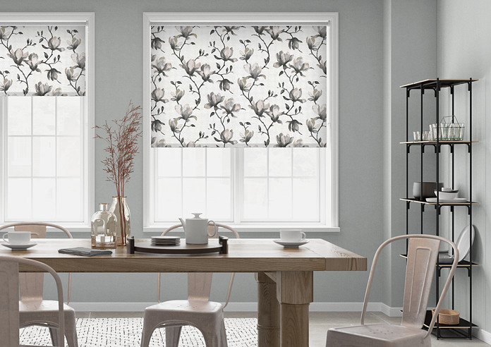 Eldridge (Blackout), Cadet Grey - Twist&Fit Roller Blind - Image 3